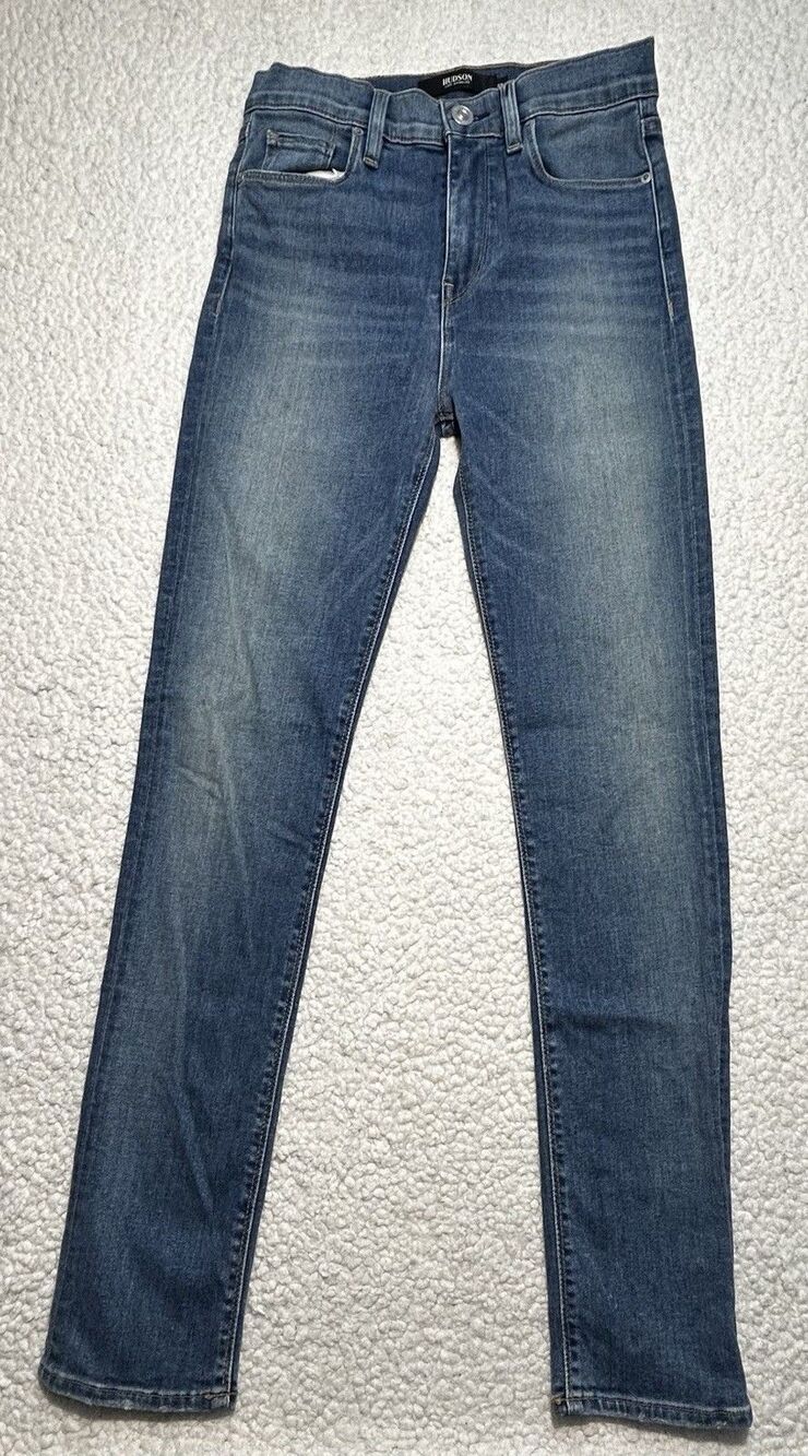 NWT Hudson Holly Womens High Rise Skinny Jeans Size 25 Blue Stretch WH4151DDA
